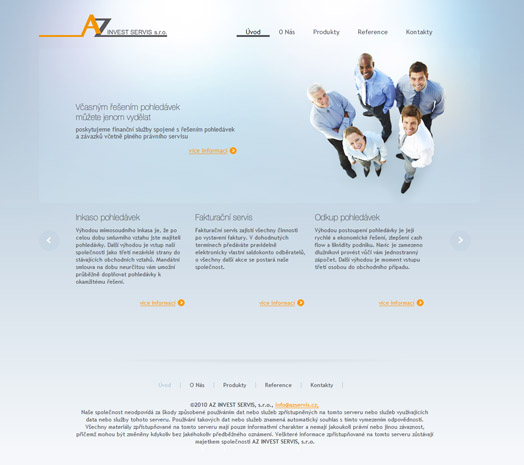 redesign of law and financial consultants website
