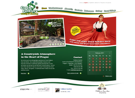 czech folklore restaurant Folklore garden 