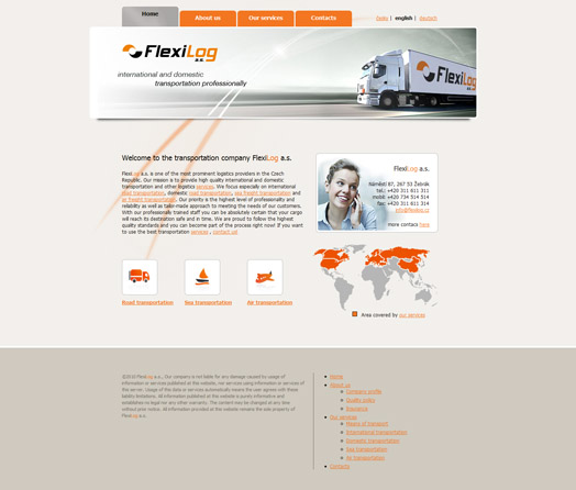 brand new flexiLog a. s. website was just launched